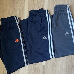 Adidas Kids Track Pants - Navy and Gray